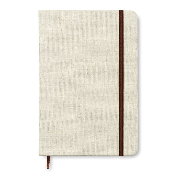 Bloco A6 com capa em canvas