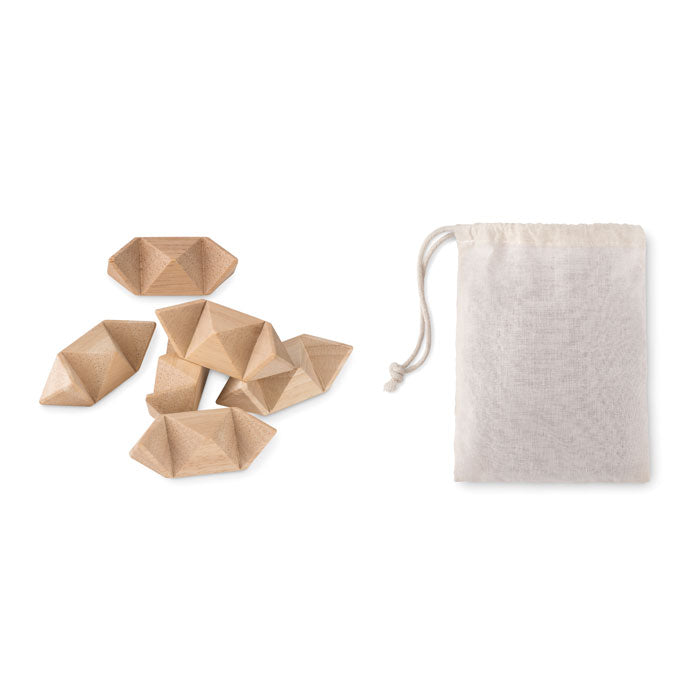 Jeu d'étoiles en bois