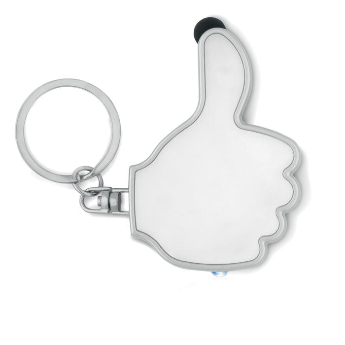 Thumb and LED keychain
