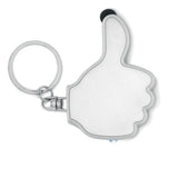 Thumb and LED keychain