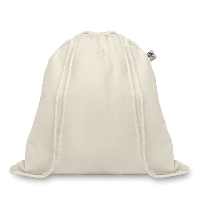 Organic cotton drawstring bag