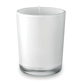 Small glass candle