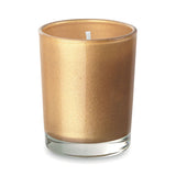Small glass candle