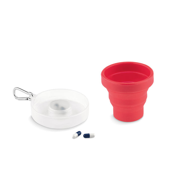Tasse pliable en silicone