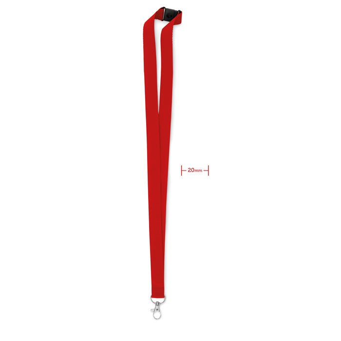 Lanyard gancho e fivela 20 mm