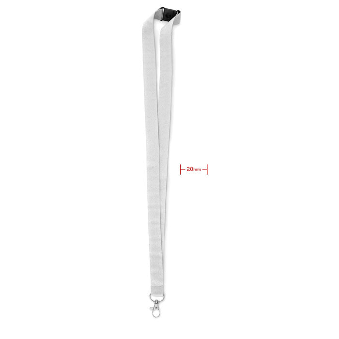 Lanyard gancho e fivela 20 mm