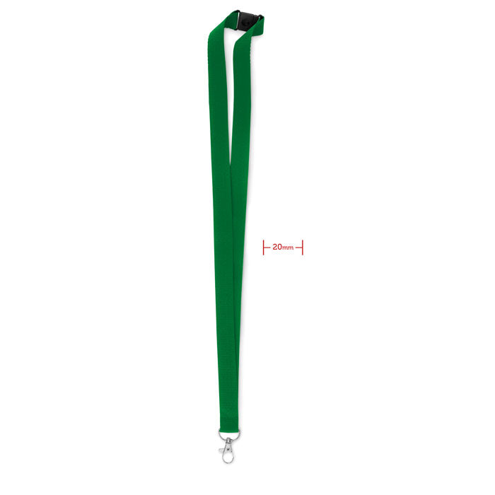 Lanyard gancho e fivela 20 mm
