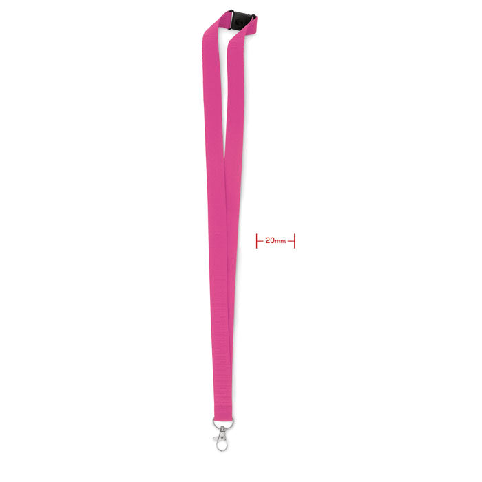 Lanyard gancho e fivela 20 mm