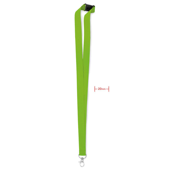 Lanyard gancho e fivela 20 mm