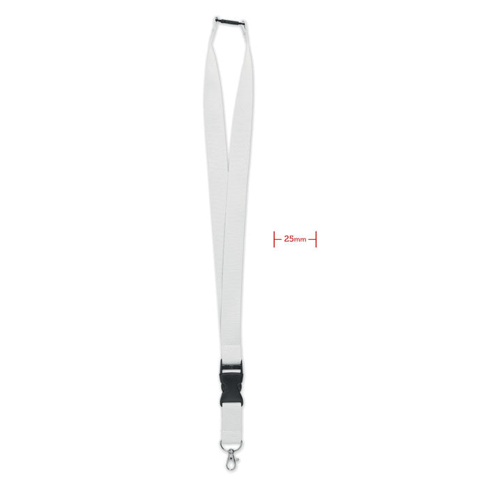 Lanyard 25mm gancho de metal