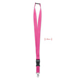 Lanyard 25mm gancho de metal