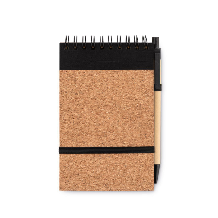 Bloc-notes en liège A6 avec stylo